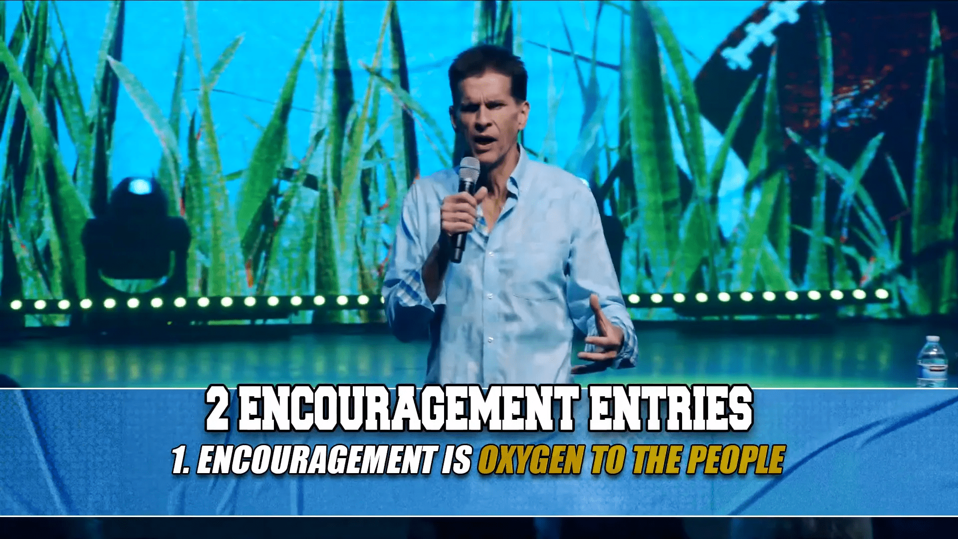 ENCOURAGEMENT IS OXYGEN TO THE PEOPLE