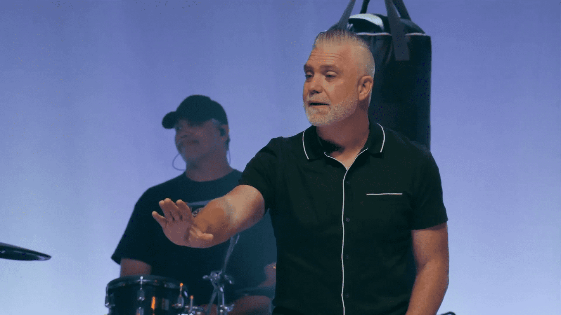 Pastor encouraging seeking God